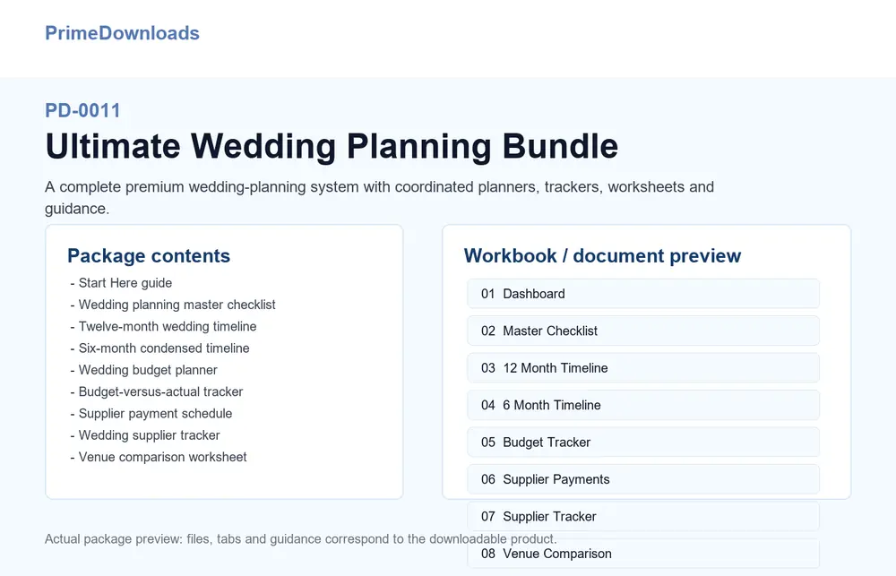 Ultimate Wedding Planning Bundle preview